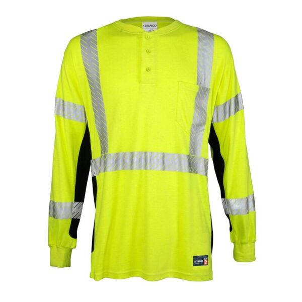 FR Long Sleeve Henley T-Shirt Thumbnail