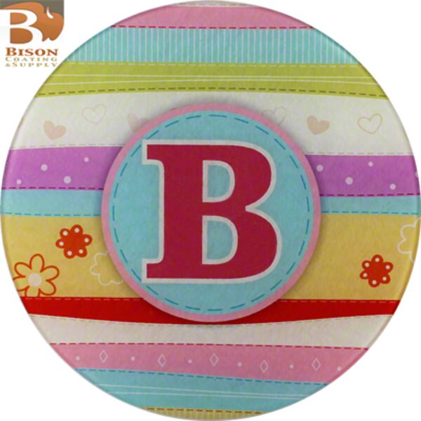 Round Glass Cutting Board- Bison Thumbnail