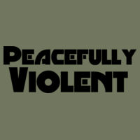 peacefully violent. Design